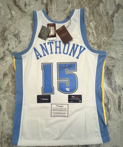 Carmelo Anthony Autographed Signed Jersey Swingman Nuggets Melo Fanatics COA