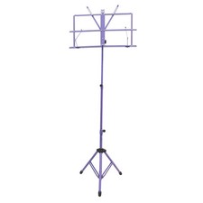 Sheet Music Folding Music Stand w Carrying Bag Adjustable Strong Purple Color