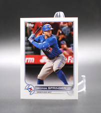 2022 Topps Mini GEORGE SPRINGER Card #361 Toronto Blue Jays