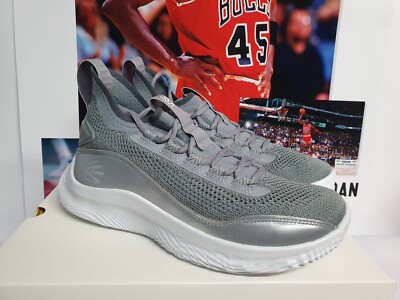 Under Armour Curry 8 Flow Shine Grey Men's UK 6 EUR 40 (3024031