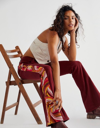 27 Driftwood Farrah Beaded Flare Jeans 