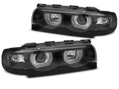 Tuning-Tec 3D LED Angel Eyes Scheinwerfer für BMW 7er E38 94-98 schwarz