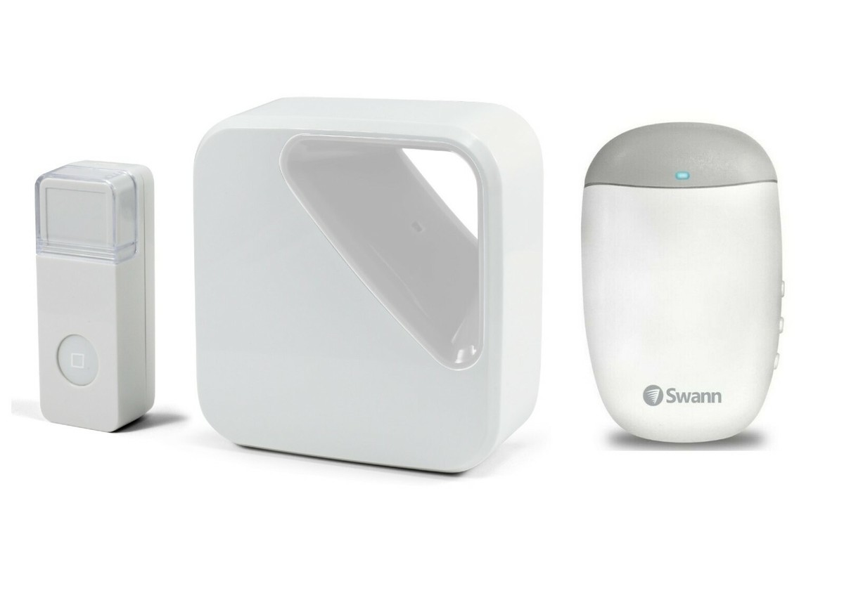 Swann DC812B Wireless Doorbell Alert System LED 36 Melodies Extra Chime  Unit