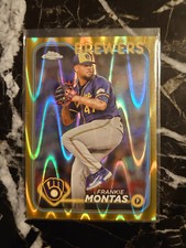 2024 Topps Chrome Update Frankie Montas Gold RayWave Refractor /50