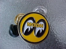 MOON MOONEYES HAT PIN W PIN STOPPERS NOS DISCONTINUED & OFFICIALLY LICENSED