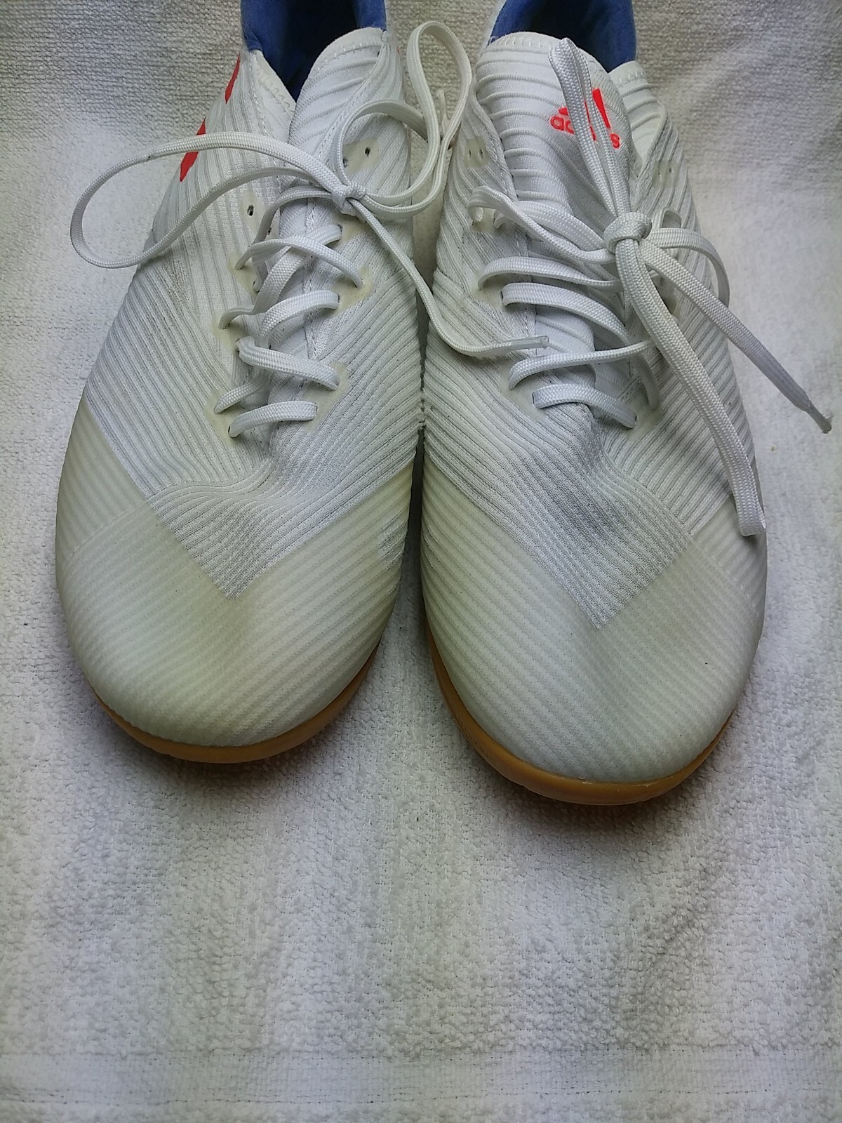 ADIDAS INDOOR TURF SOCCER SHOES MEN'S SIZE13.5 USED CONDITION CHECK IT