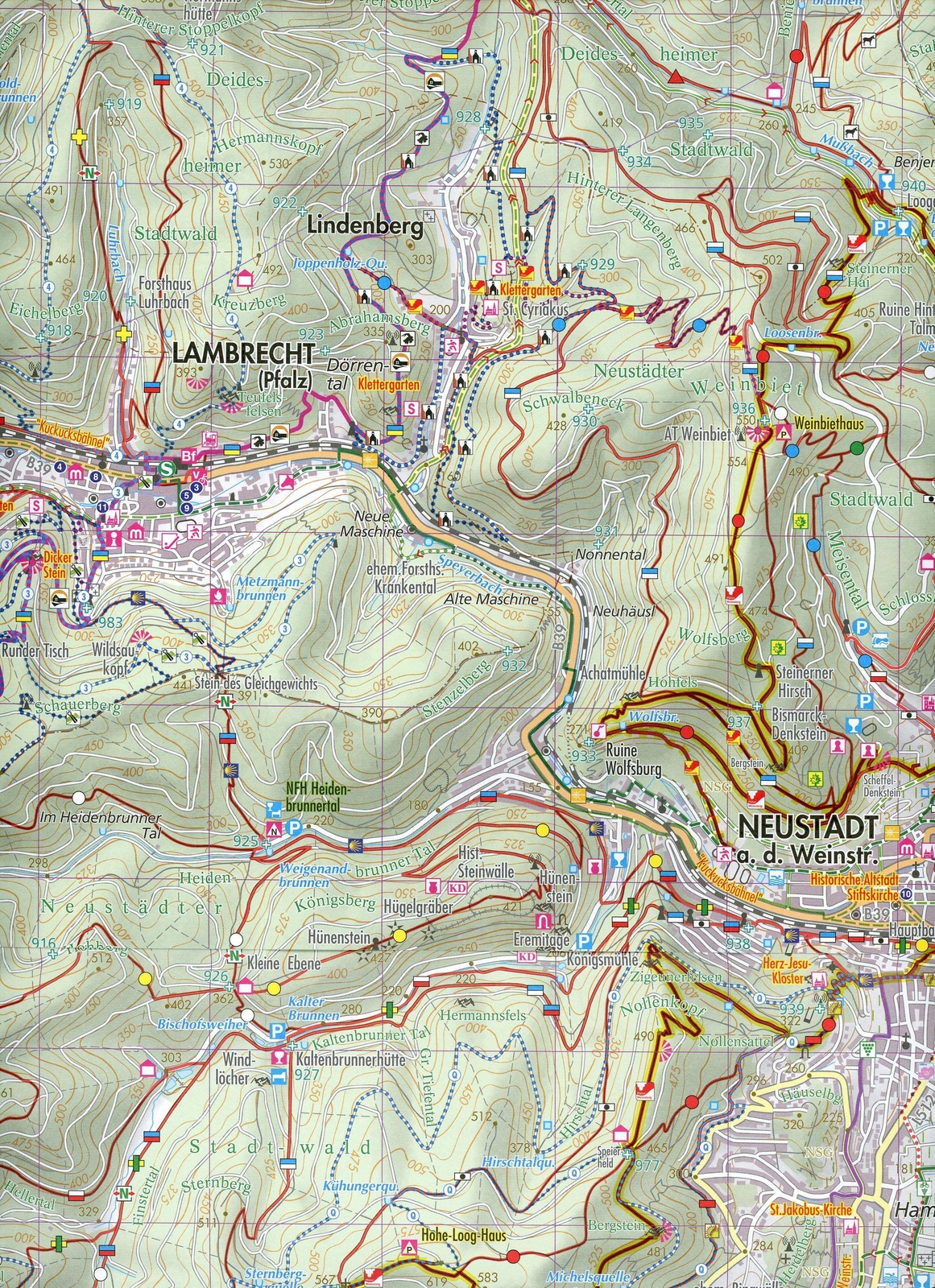 Thumbnail - Lambrecht & Neustadt | (land-)karte | 2 S. | Deutsch | 2020 |