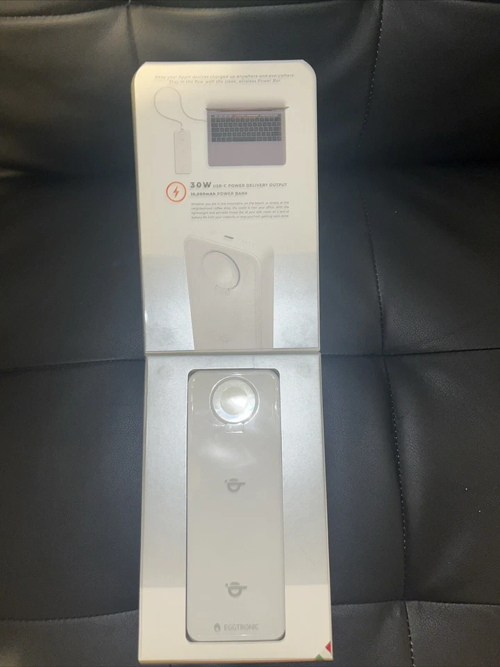 EGGTRONIC Power Bar | Apple Fast Charging System 2 Qi Wireless 10,000mAh Power - Image 3 of 3