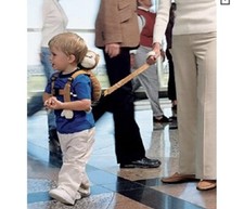 EDDIE BAUER 2 in 1 Animal Harness Buddy Backpack - Monkey Cute Travel Used