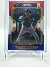 2022 Panini Red White Blue Prizm Hoy Jun Park Rc Rookie Card !!