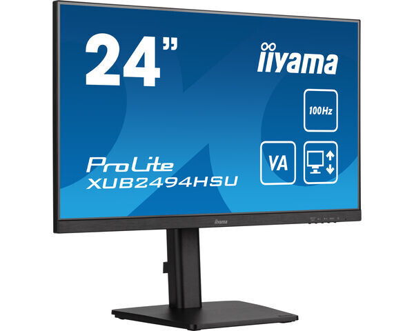 Ecran iiyama XUB2494HSU-B6 anti fatigue oculaire pour le teletravail