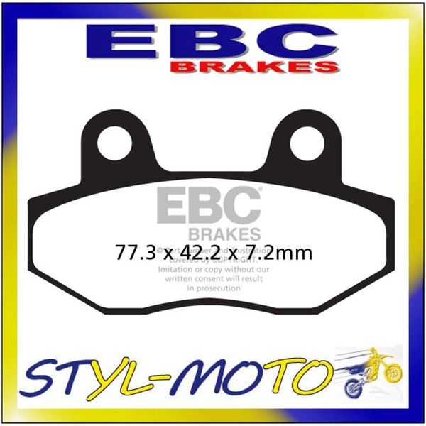 FA086 Organische Aramid BremsbeläGe Vorn Links EBC CPI GP 125 Bravo 2012-image