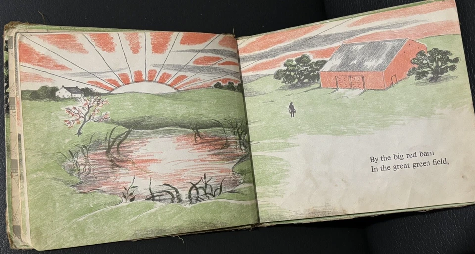 Big Red Barn, Margaret Wise Brown 1961 1st ed. hb ex school library - Imagem 4 de 4