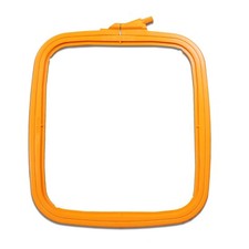 Nurge Embroidery Cross Stitch Square Oblong Rectangle Plastic Frame Orange