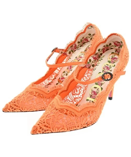 Escarpins GUCCI orange (dentelle) EU34 (env. 20.5cm) 2200532610045