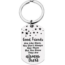 Best Friend Keychain True Friendship Gifts for Women Friend Gift for A-friend