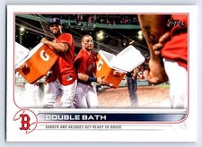 2022 Topps #229 Double Bath Boston Red Sox BASEBALL Card