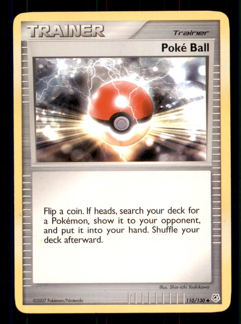 Pokemon Card Poke Ball Diamond & Pearl 110/130 EXCELLENT Non-Holo Uncommon TCG!!