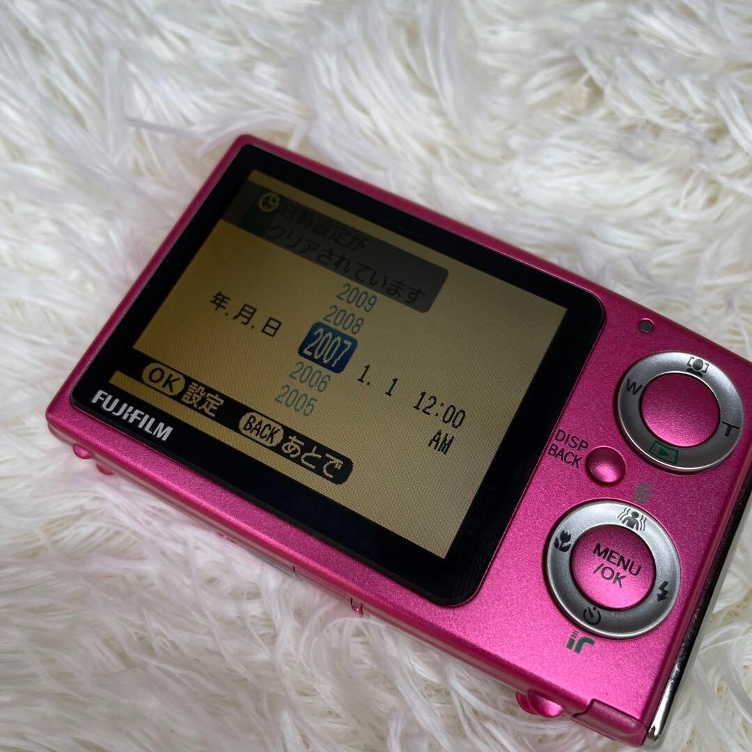 FUJIFILM FinePix Z10fd Pink Digital Camera 7.2MP 3x Optical