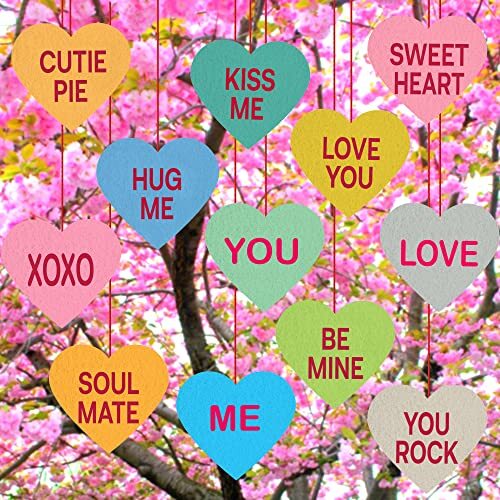 Valentine Decorations Pack Of 12 No DIY Candy Heart Conversation valentine-decorations-pack-of-12-no-diy-candy-heart-conversation