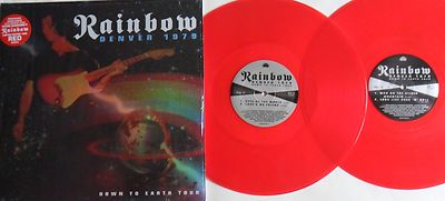 RAINBOW レインボー DENVER 1979<RED VINYL> LP Rainbow Denver 1979 (2LP) Red Vinyl Purple Pyramid CLP-2174-1