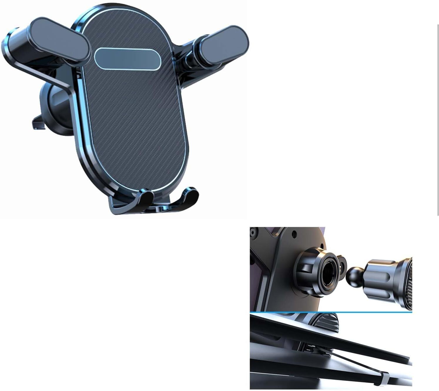 Phone Mount for Car Cell Phone Holder Hands Free Phone Stand for Car 360