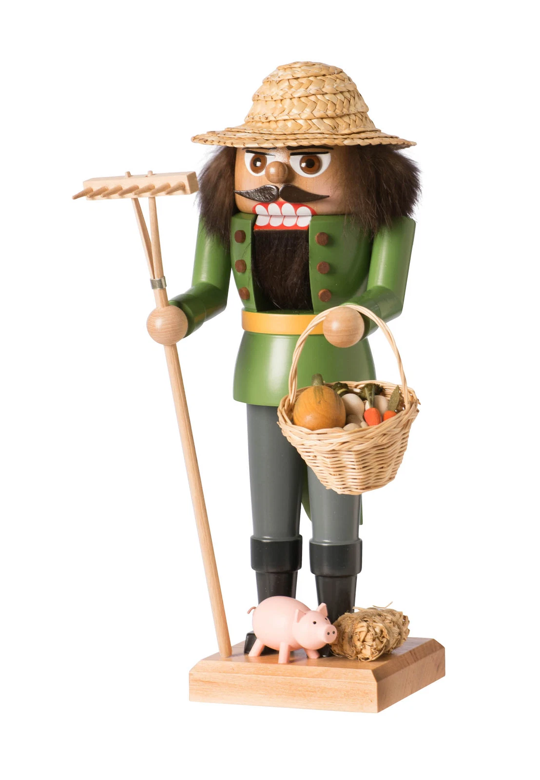Farmer Nutcracker - 10 Inch Tall