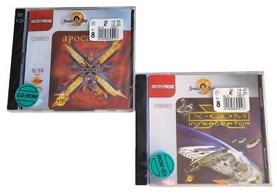 X-COM Apocalypse & Interceptor - 2 PC-Spiele - Win 95/98 - NEU