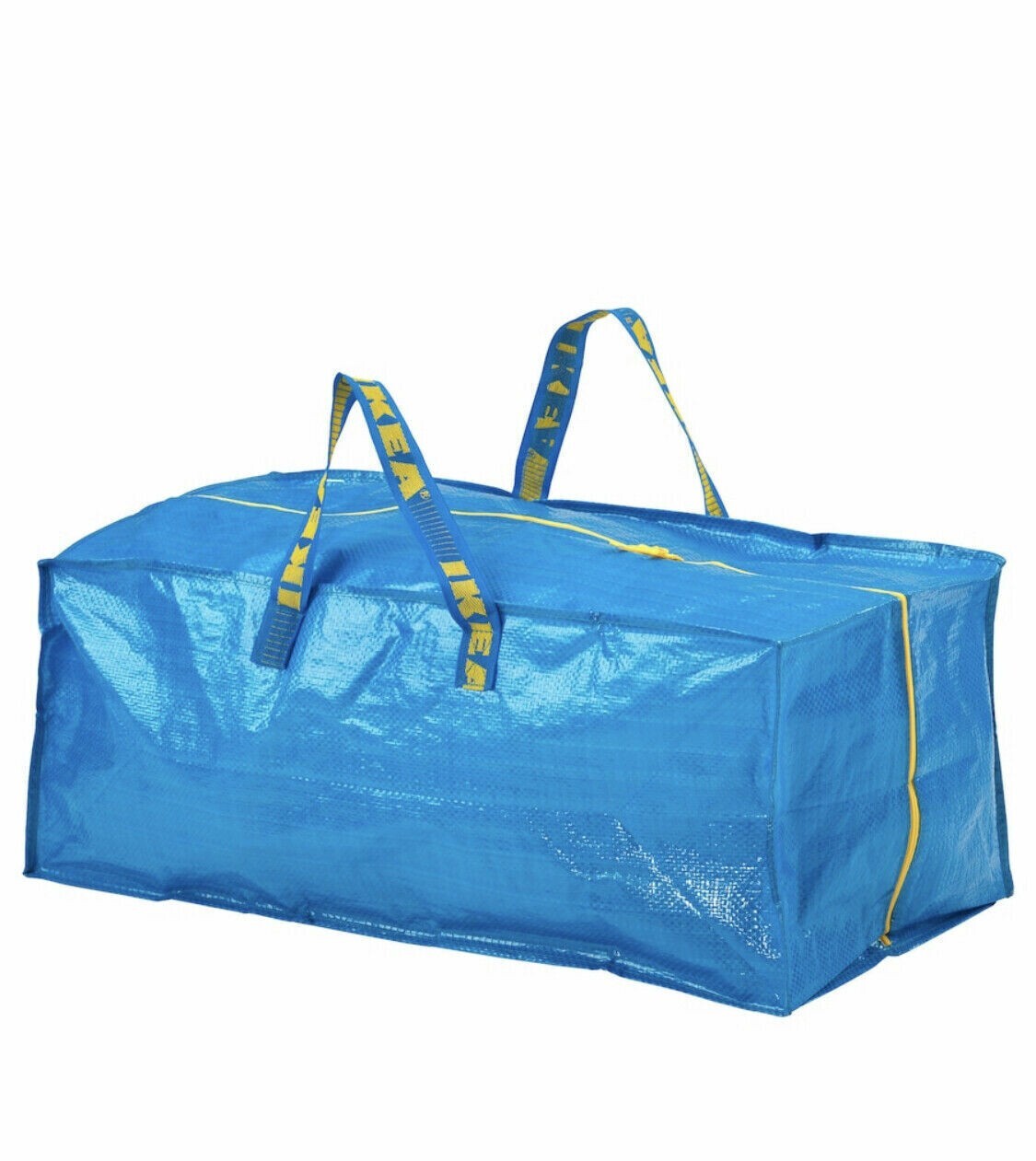 IKEA Zippered Storage Bag Shopping Travel Laundry Tote Bags FRAKTA 20