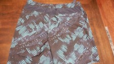 Speedo Men  s Swim Shorts Size XL Black And Teel Tech Volley