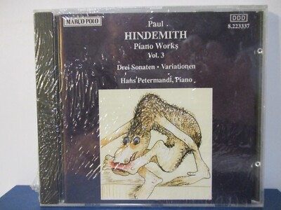 HINDEMITH - Piano Works Vol. 3 - CD - NEW SEALED - E24-838
