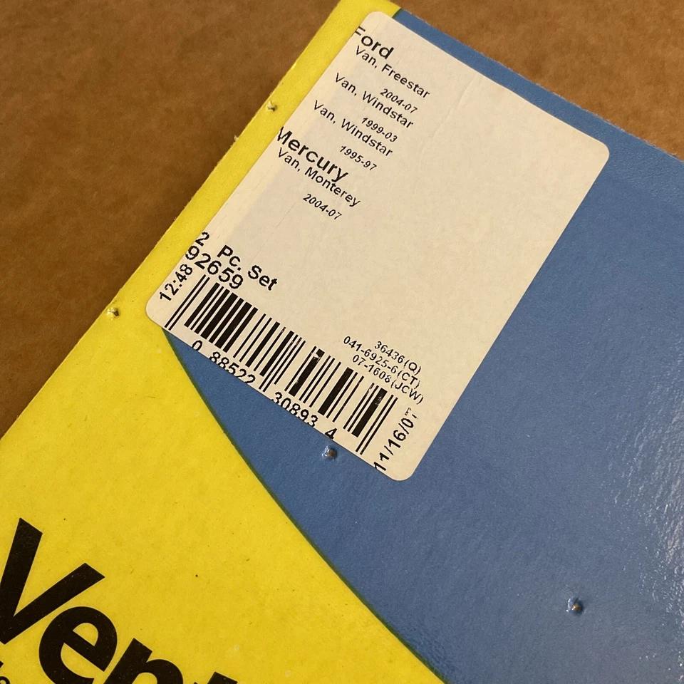 Protectores de lluvia 2 piezas ventana ventilación visera pantalla para Ford Windstar Van 95-03 NOS Foto 2 de 4