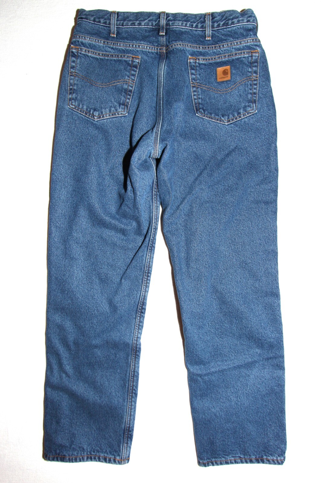 B155DST Fleece Lined Denim Blue Jeans 