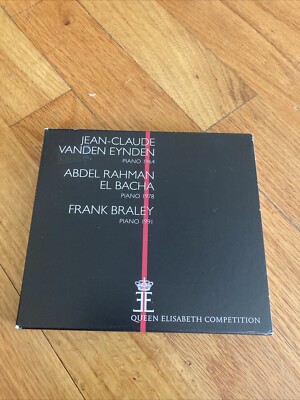 Queen Elizabeth Competition Eynden Bacha Braley 3 CD Box 2016 Muso Belgium MINT