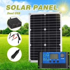 300 Watts Solar Panel Kit 100A 18V Battery Charger with Controller Caravan Boat