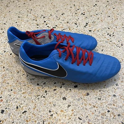 nike tiempo blue red
