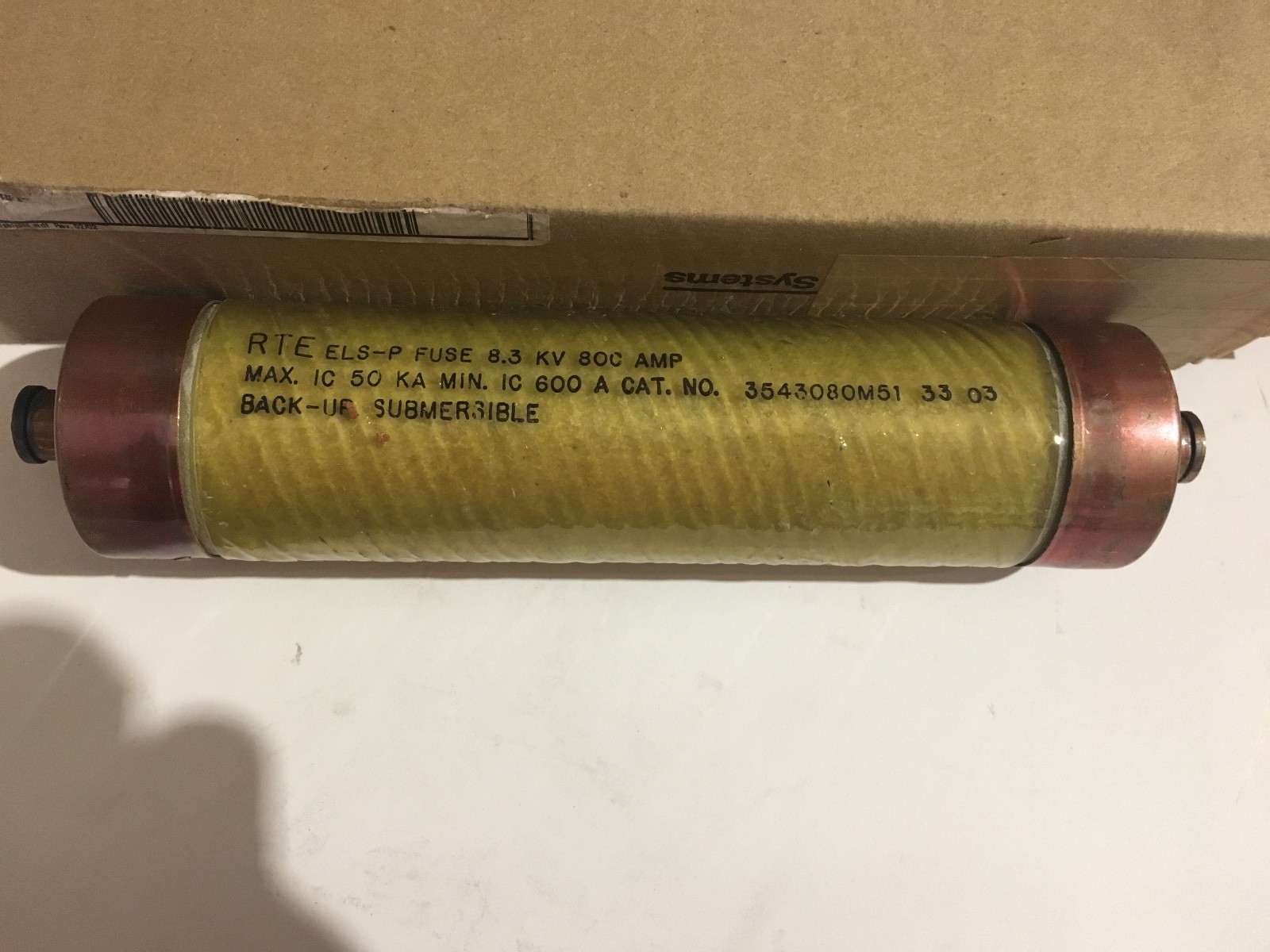 Cooper 50KA 80A 8.3KV 3543080M51M ELSP CL Fuse NEW!! 2022, popularna WYPRZEDAŻ