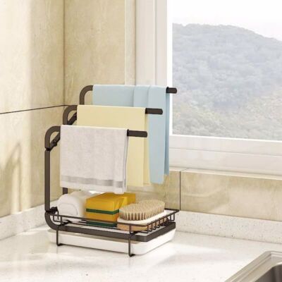 Small Object Storage Rack for Kitchen Supplies