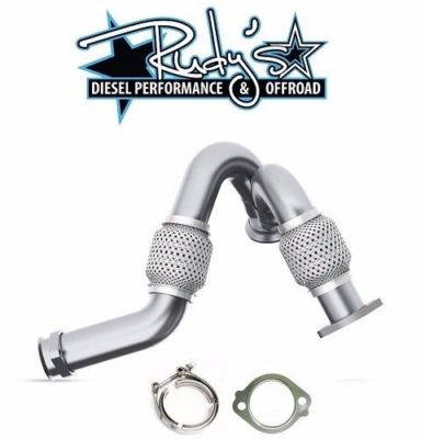 MBRP Heavy Duty Up Pipes w/ Exhaust Clamp & Gasket For 2003-2007 Ford 6.0L