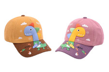 Kids Cartoon Dinosaur Baseball Cap Sun Protection Sunshade Outdoor Activities