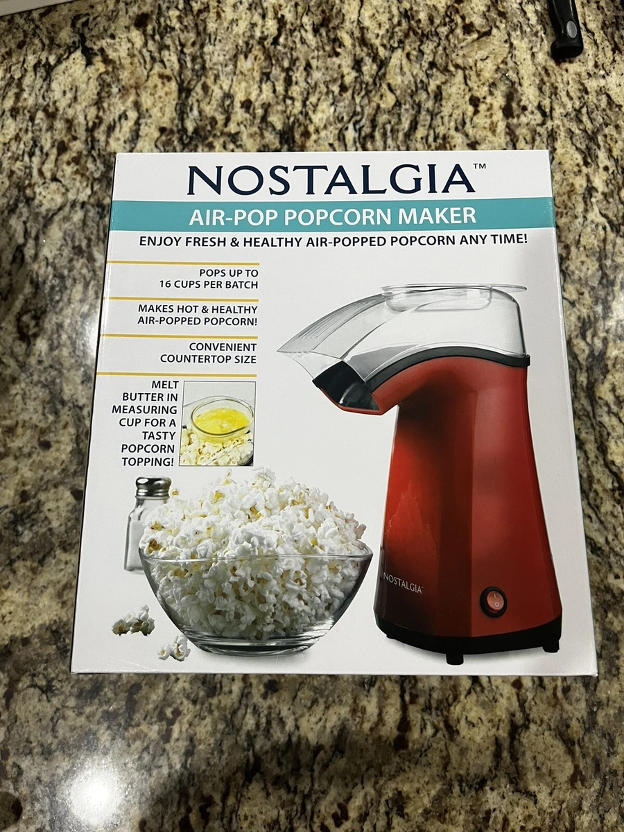 Nostalgia Air Pop Popper 4 oz Popcorn Machine APH200RED