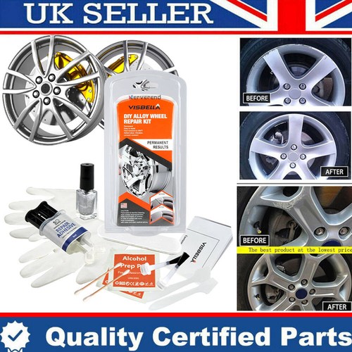 ALLOY WHEEL RIM REPAIR KIT CURB DAMAGE SCUFFS AND SCRAPES ONE KIT UK