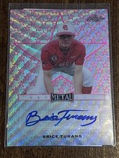 BRICE TURANG 2017 LEAF PERFECT GAME PINK WAVE PROOF AUTOGRAPH #1/1 BREWERS