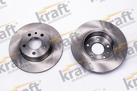2X Bremsscheibe Kraft Automotive 6053010 FüR Alfa Fiat Lancia Croma 251Mm 2000 1