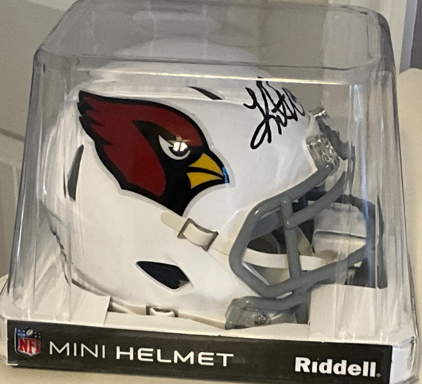 Kurt Warner Arizona Cardinals Auto Cardinals Mini Helmet Beckett Witnessed HOF QB! 