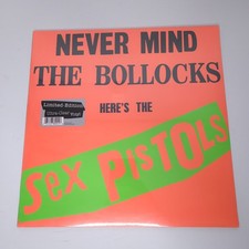 Never Mind the Bollocks Heres the Sex Pistols - Clear Vinyl Record LP Sealed LE