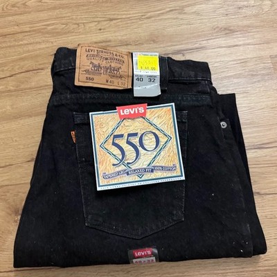 NEW Deadstock Vintage 90s Levi s 550 Orange Tab Jeans Sz 40x32 TAG LOOSE