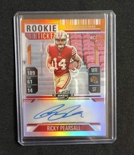 2024 Panini Contenders Optic - Autograph Ricky Pearsall #109 21/35 Orange