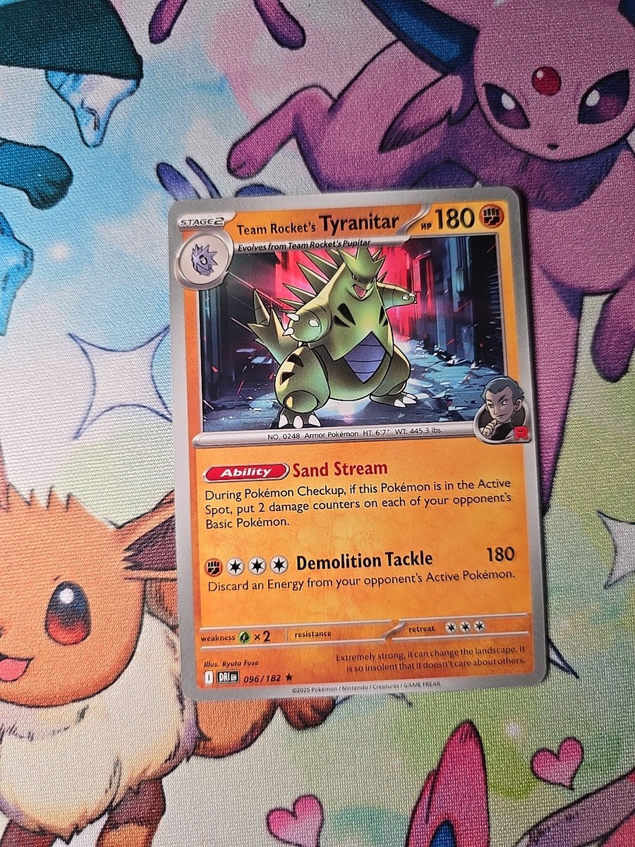 Team Rocket's Tyranitar (Non-holo) 096/182 Deck Exclusives Regular for sale  online