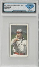 1909-11 T206 Sweet Caporal 150 JOE LAKE (New York) 💎 DSG 4 VG/EX